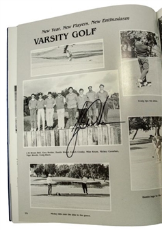 Tiger Woods Autographed 1991 High School Yearbook